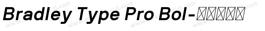 Bradley Type Pro Bol字体转换
